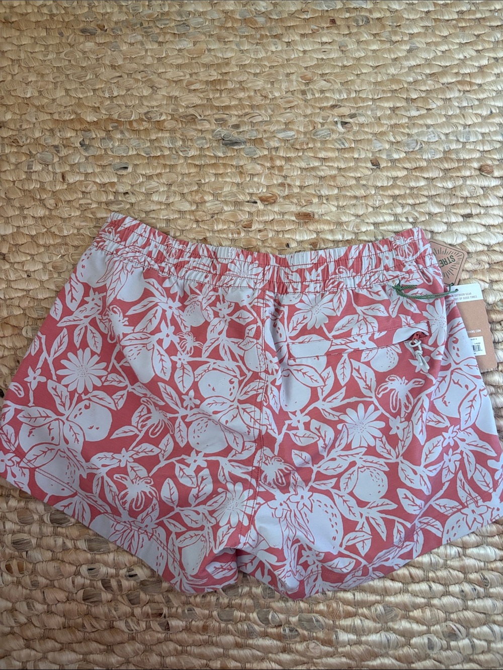 MARSH WEAR Floral Print Performance Drawstring Shorts- small NWT - Picture 4 of 5